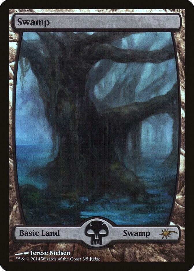 Swamp - Full Art (3) [Judge Promos] 3