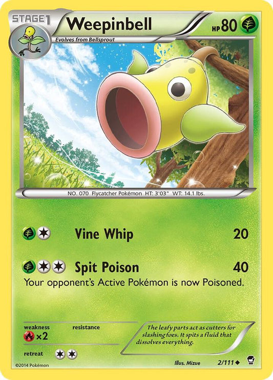 Weepinbell [XY - Furious Fists] 2/111