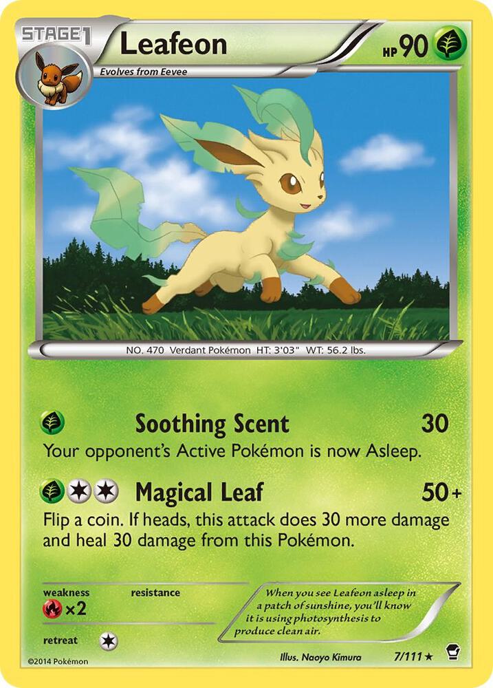 Leafeon [XY - Furious Fists] 7/111