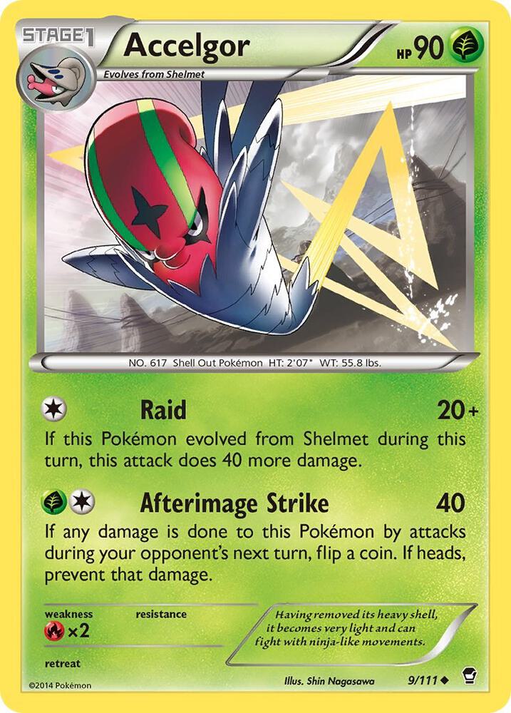 Accelgor [XY - Furious Fists] 9/111