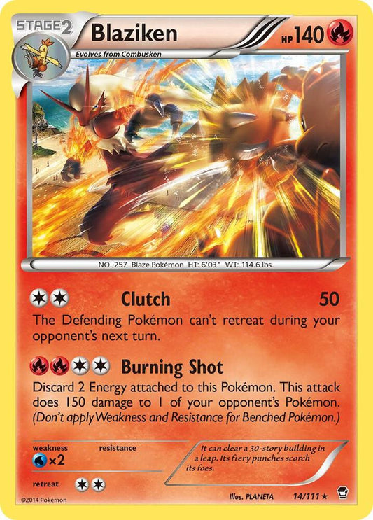 Blaziken [XY - Furious Fists] 14/111