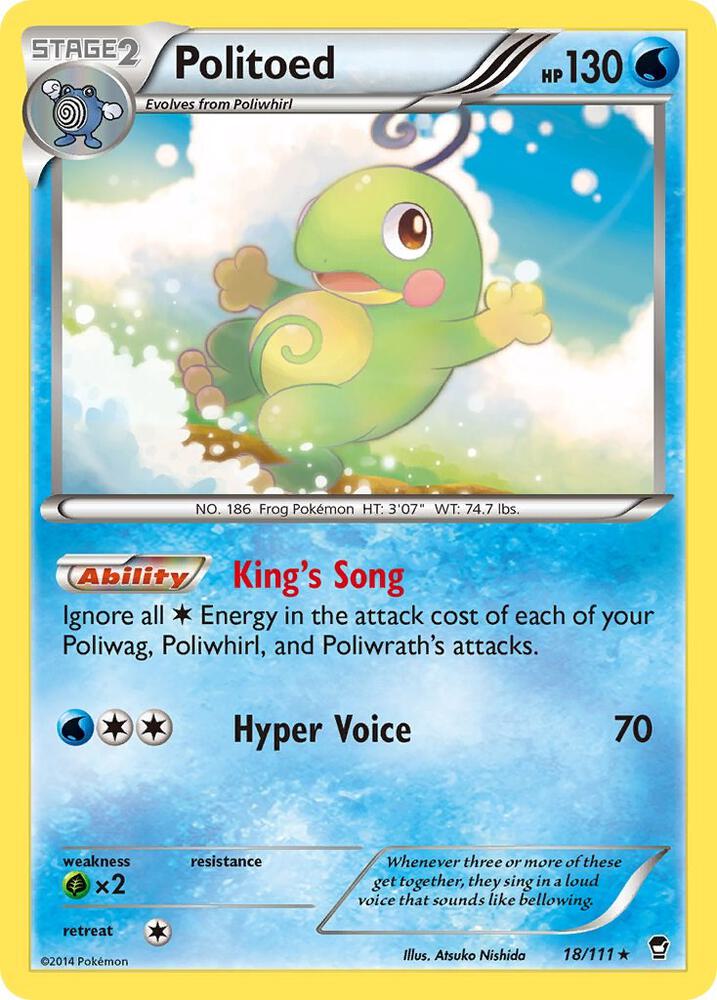 Politoed [XY - Furious Fists] 18/111
