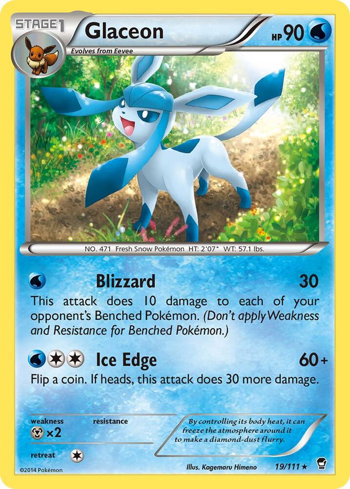 Glaceon [XY - Furious Fists] 19/111