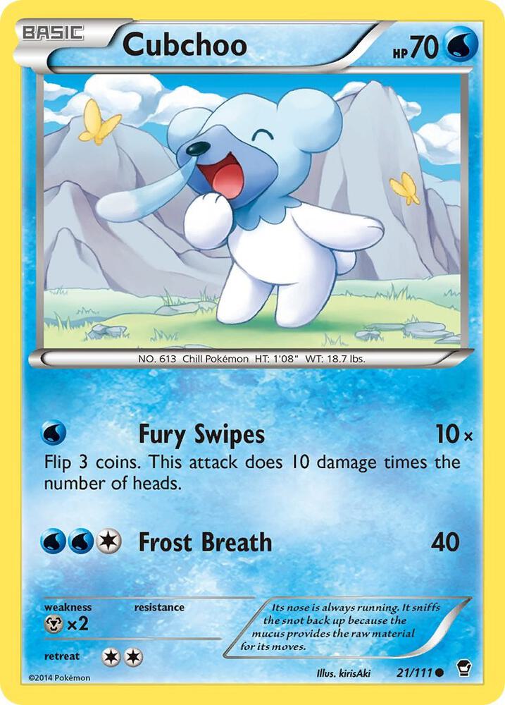 Cubchoo [XY - Furious Fists] 21/111