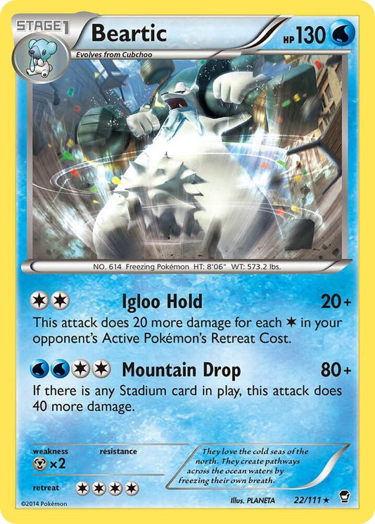 Beartic [XY - Furious Fists] 22/111