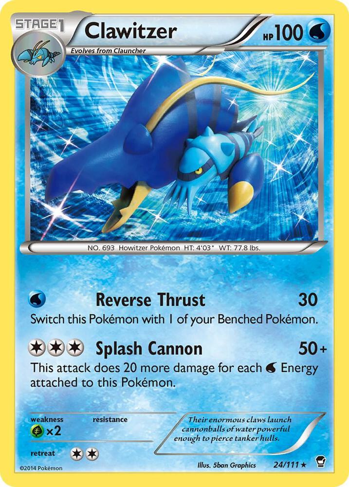 Clawitzer [XY - Furious Fists] 24/111