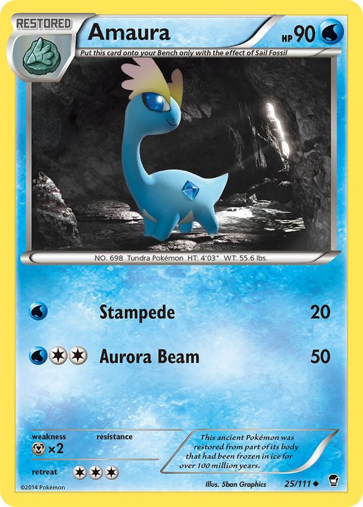 Amaura [XY - Furious Fists] 25/111