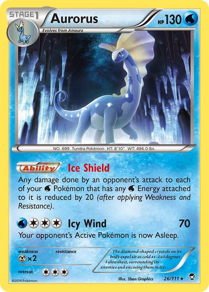Aurorus [XY - Furious Fists] 26/111