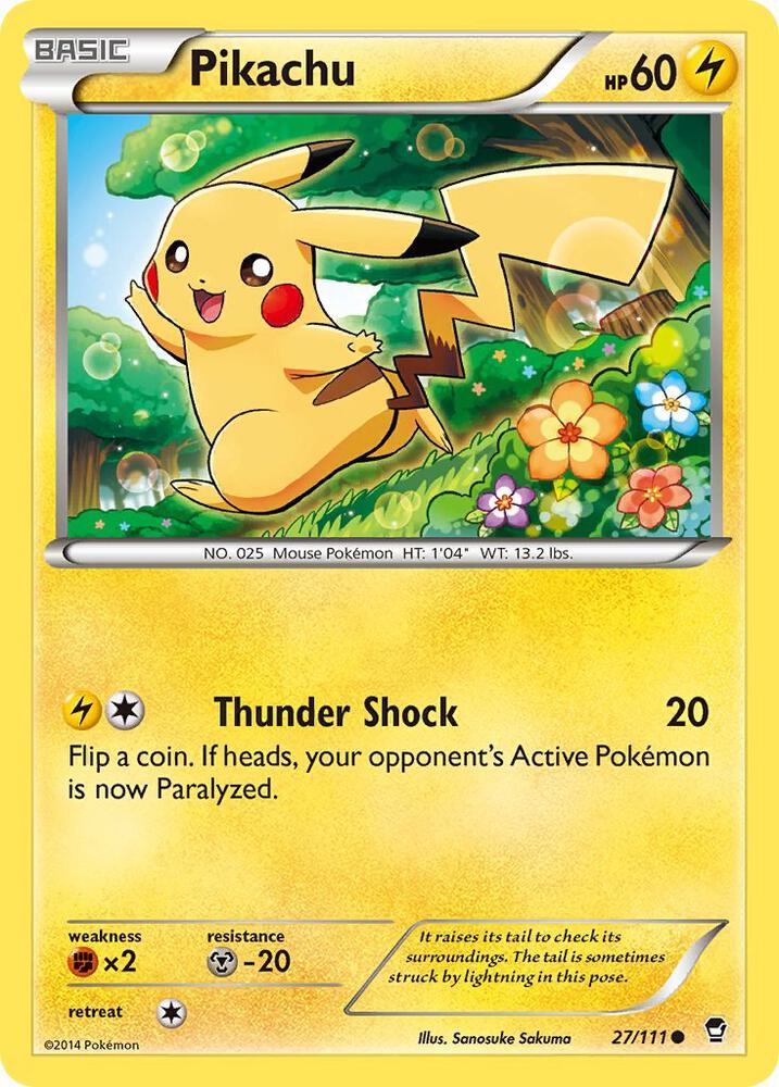 Pikachu [XY - Furious Fists] 27/111