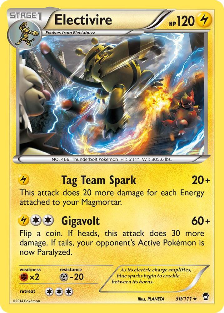 Electivire [XY - Furious Fists] 30/111