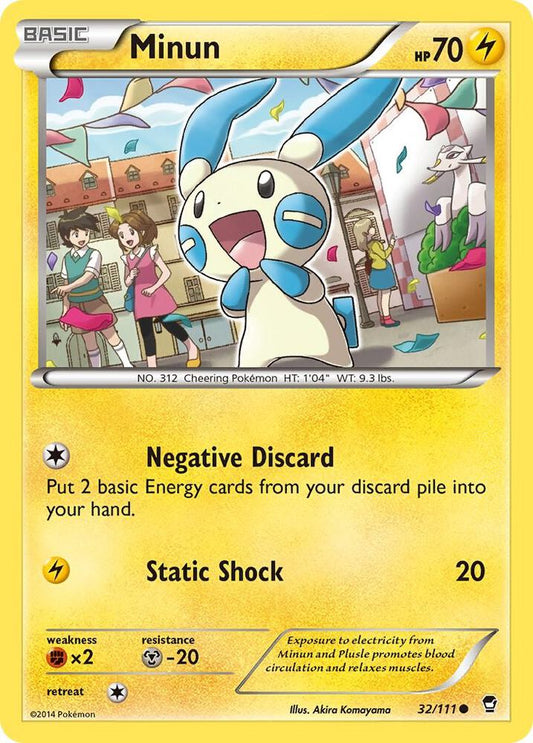 Minun [XY - Furious Fists] 32/111