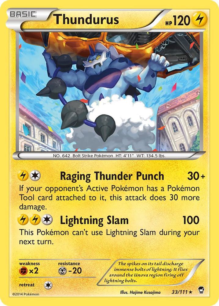 Thundurus [XY - Furious Fists] 33/111