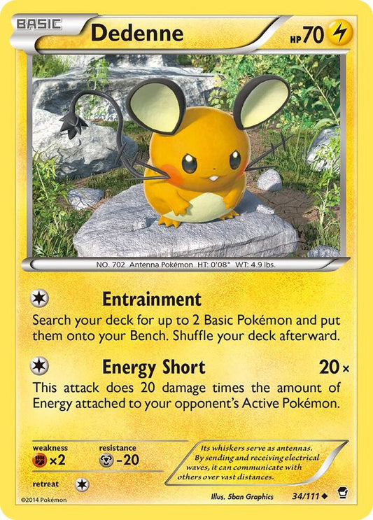 Dedenne [XY - Furious Fists] 34/111