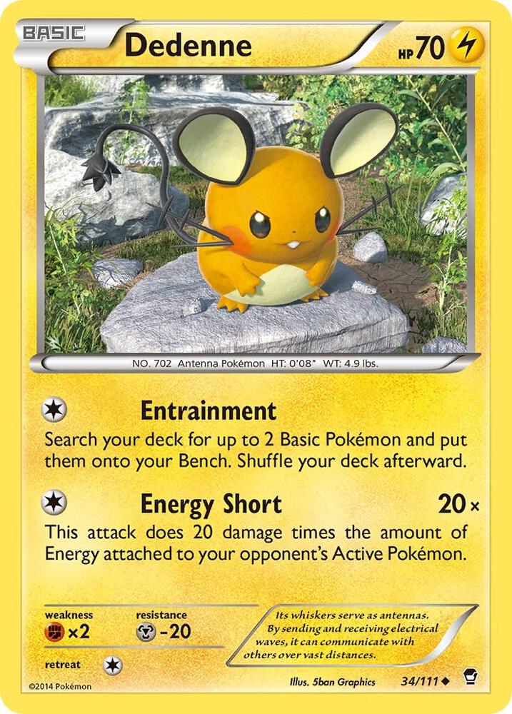 Dedenne [XY - Furious Fists] 34/111