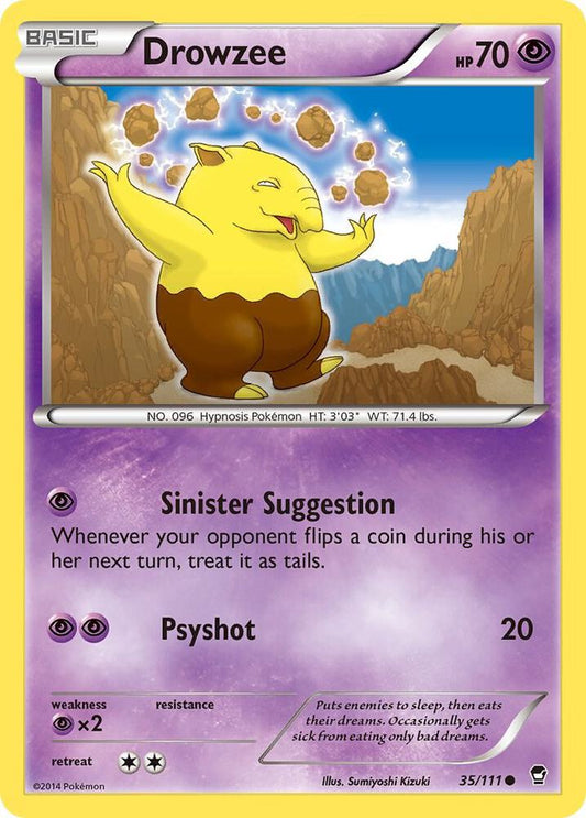 Drowzee [XY - Furious Fists] 35/111