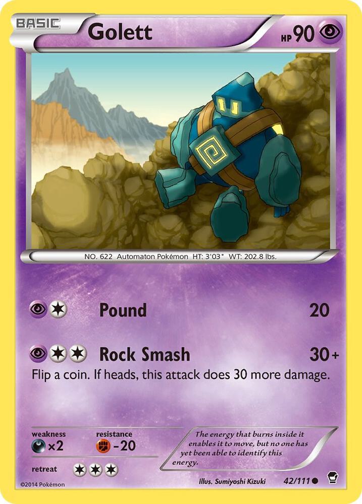 Golett [XY - Furious Fists] 42/111