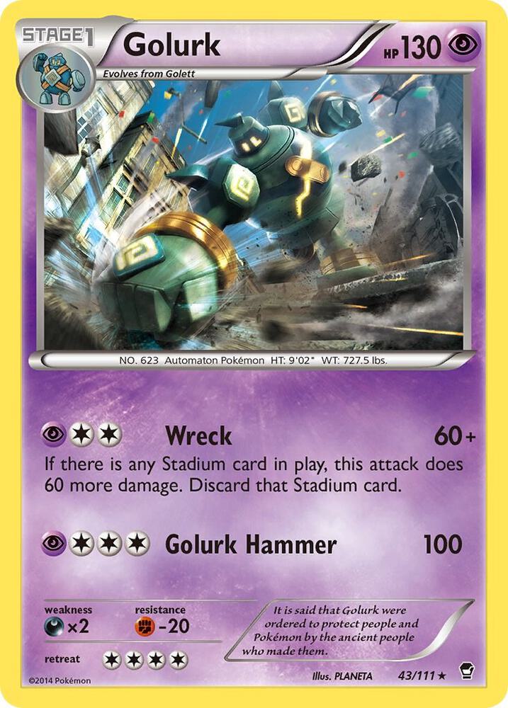 Golurk [XY - Furious Fists] 43/111