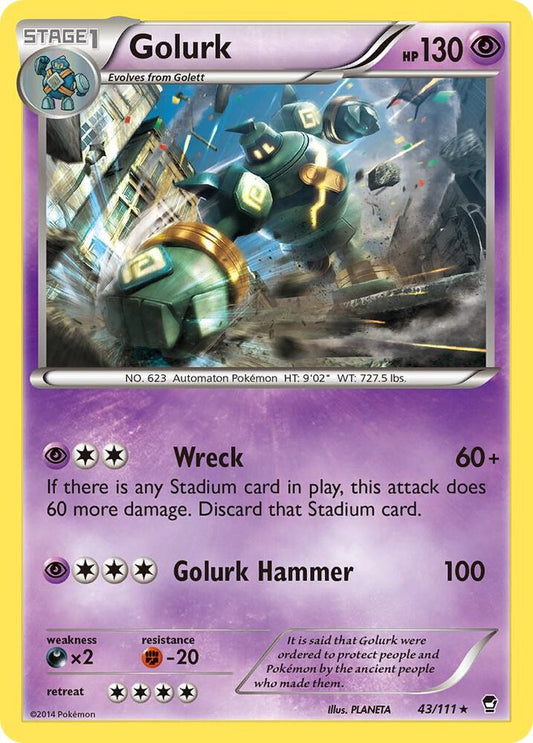 Golurk [XY - Furious Fists] 43/111