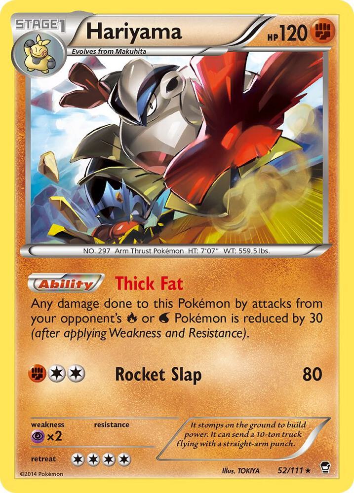 Hariyama [XY - Furious Fists] 52/111