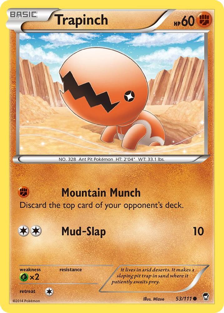 Trapinch [XY - Furious Fists] 53/111