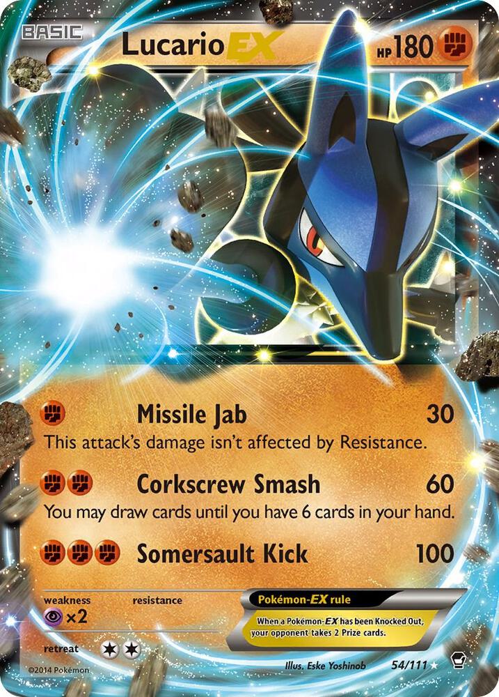 Lucario EX [XY - Furious Fists] 54/111