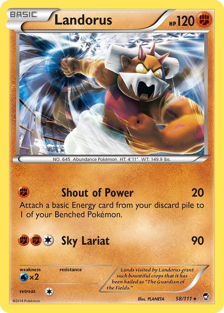 Landorus [XY - Furious Fists] 58/111