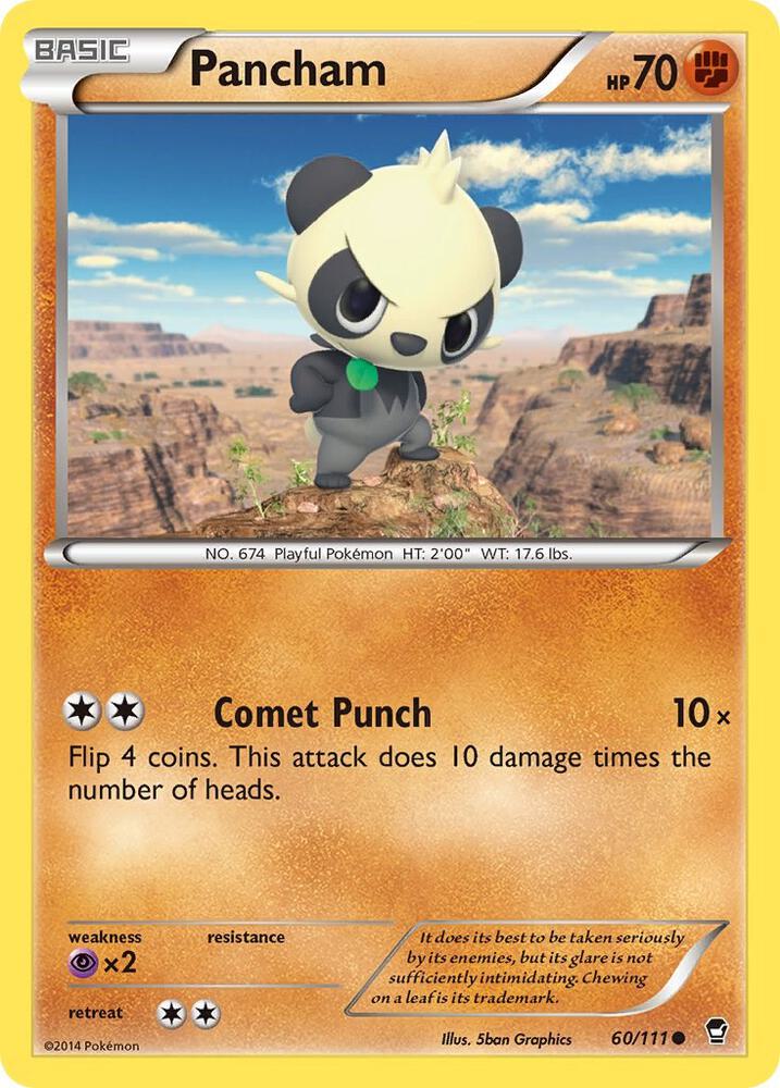 Pancham (60) [XY - Furious Fists] 60/111