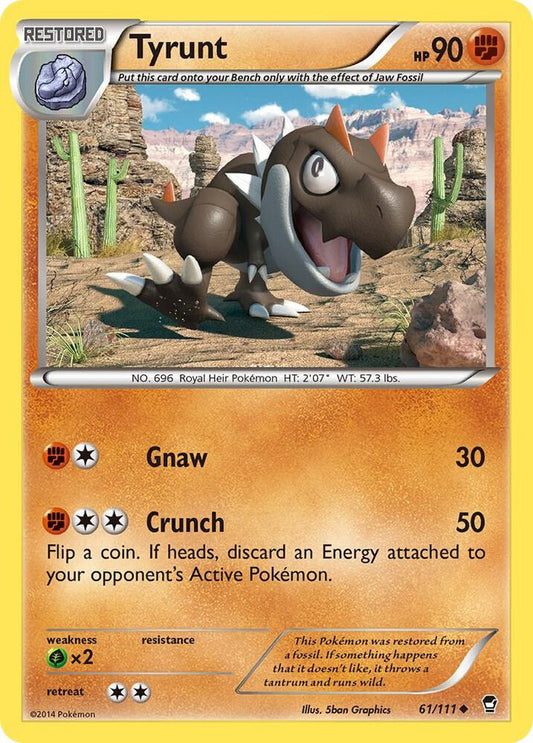 Tyrunt [XY - Furious Fists] 61/111