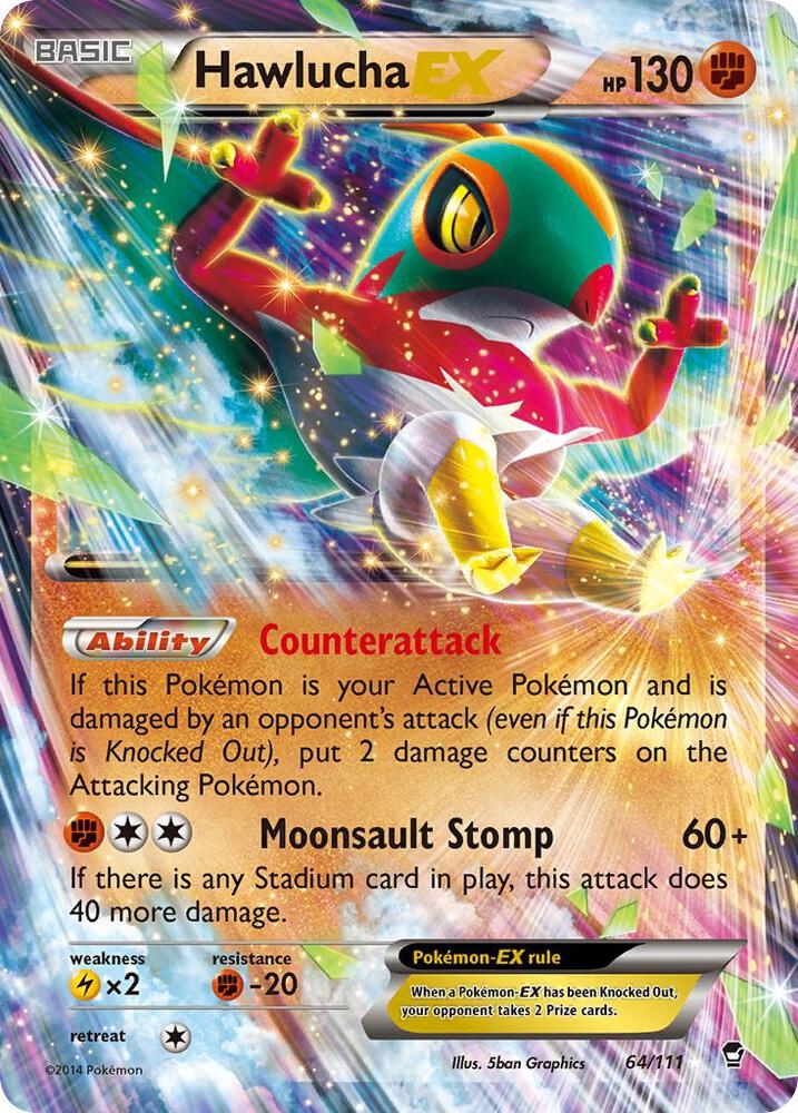 Hawlucha EX [XY - Furious Fists] 64/111