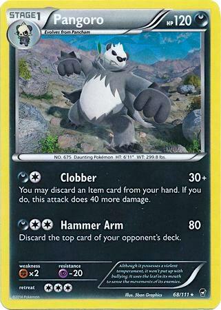 Pangoro - 68/111 (Cracked Ice Holo) [Deck Exclusives] 068/111