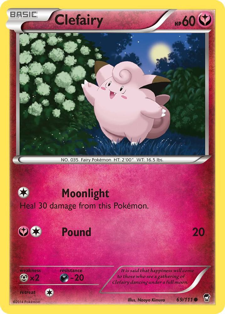Clefairy (69) [XY - Furious Fists] 69/111