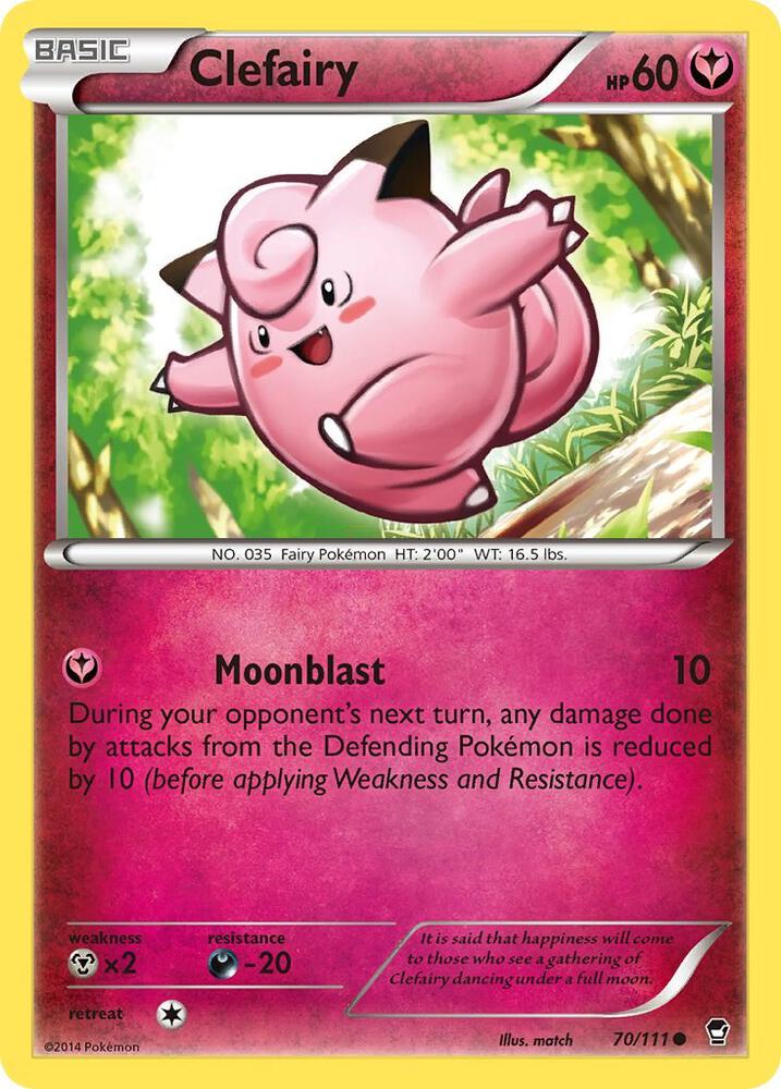 Clefairy (70) [XY - Furious Fists] 70/111