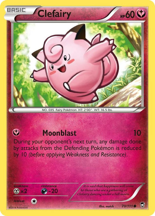 Clefairy (70) [XY - Furious Fists] 70/111