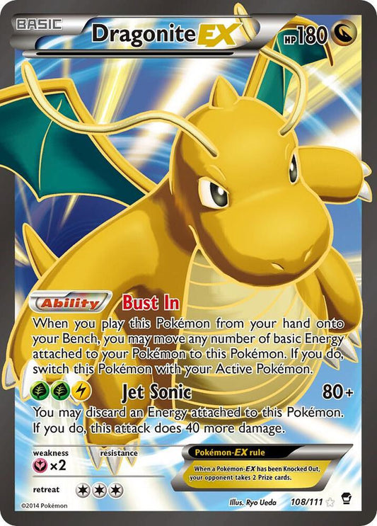 Dragonite EX (108 Full Art) [XY - Furious Fists] 108/111