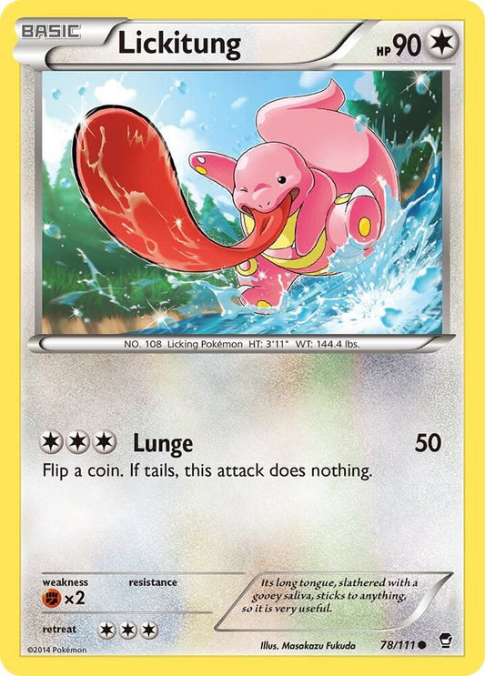 Lickitung [XY - Furious Fists] 78/111