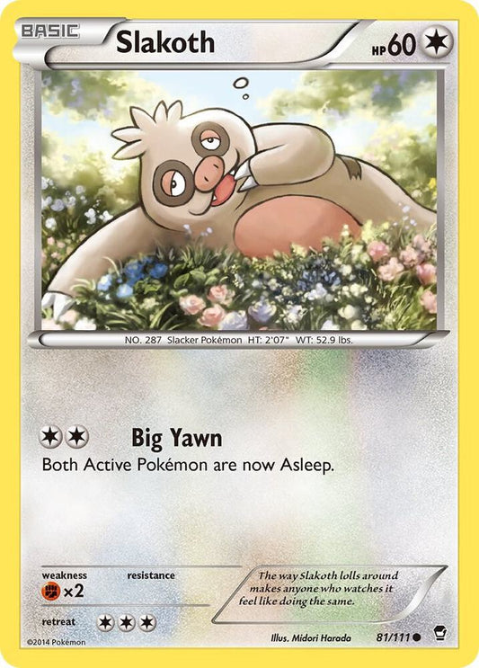 Slakoth [XY - Furious Fists] 81/111