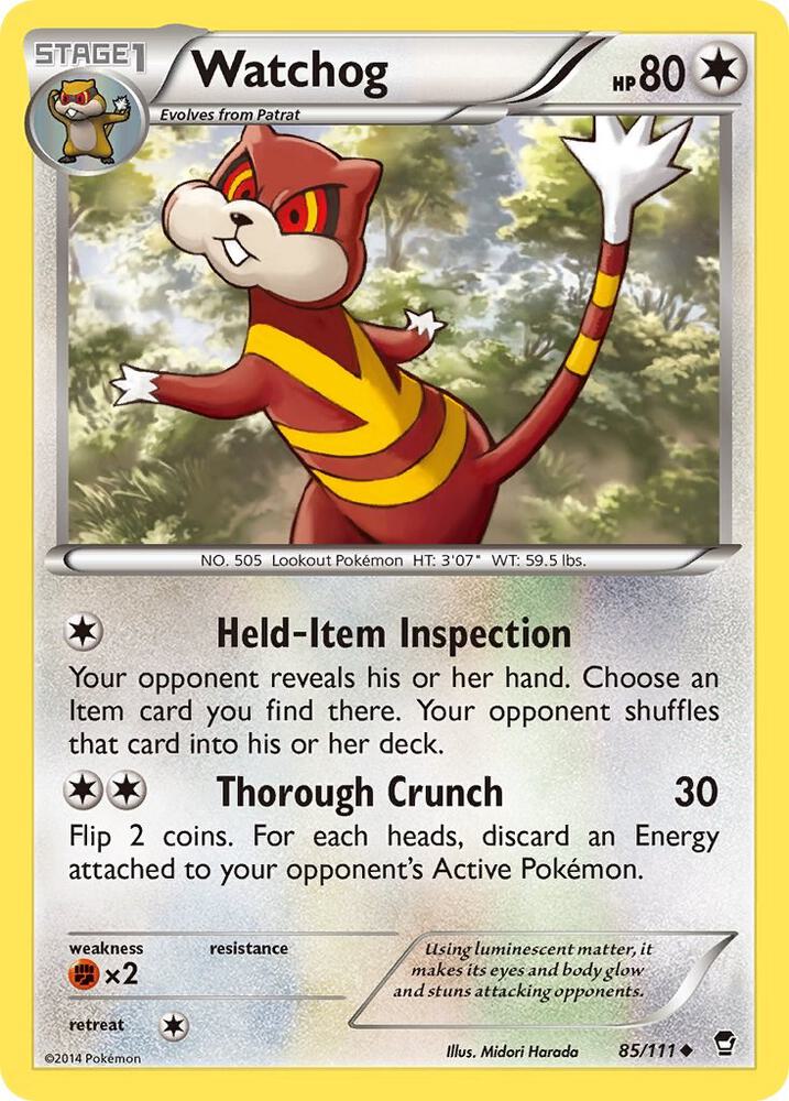 Watchog [XY - Furious Fists] 85/111