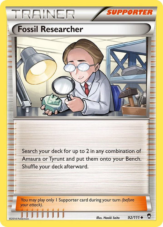 Fossil Researcher [XY - Furious Fists] 92/111