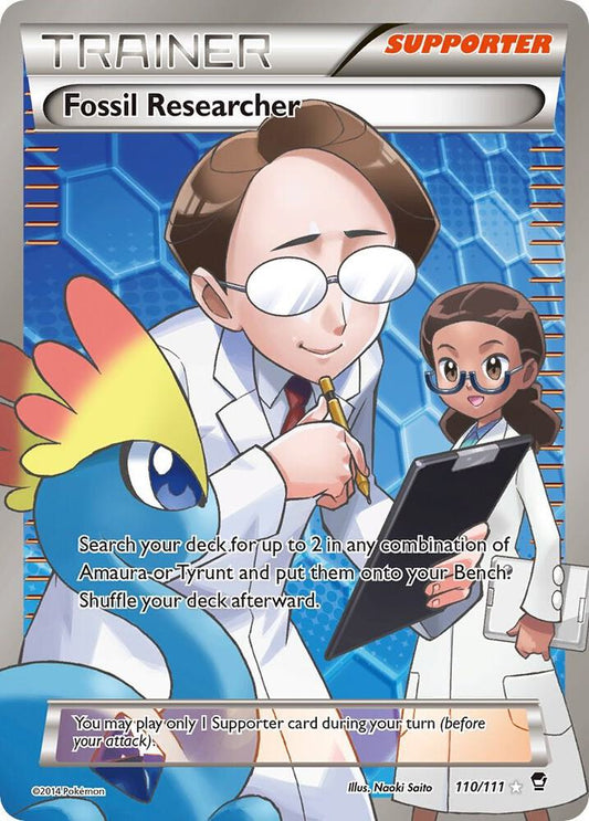 Fossil Researcher (110 Full Art) [XY - Furious Fists] 110/111