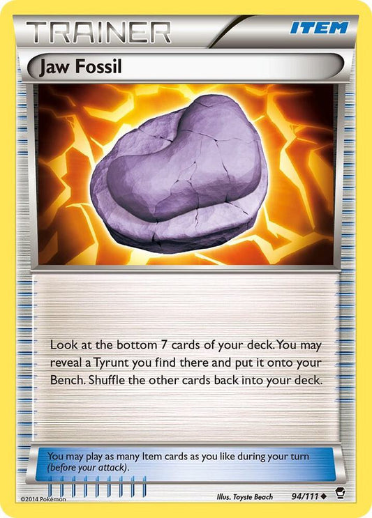 Jaw Fossil [XY - Furious Fists] 94/111