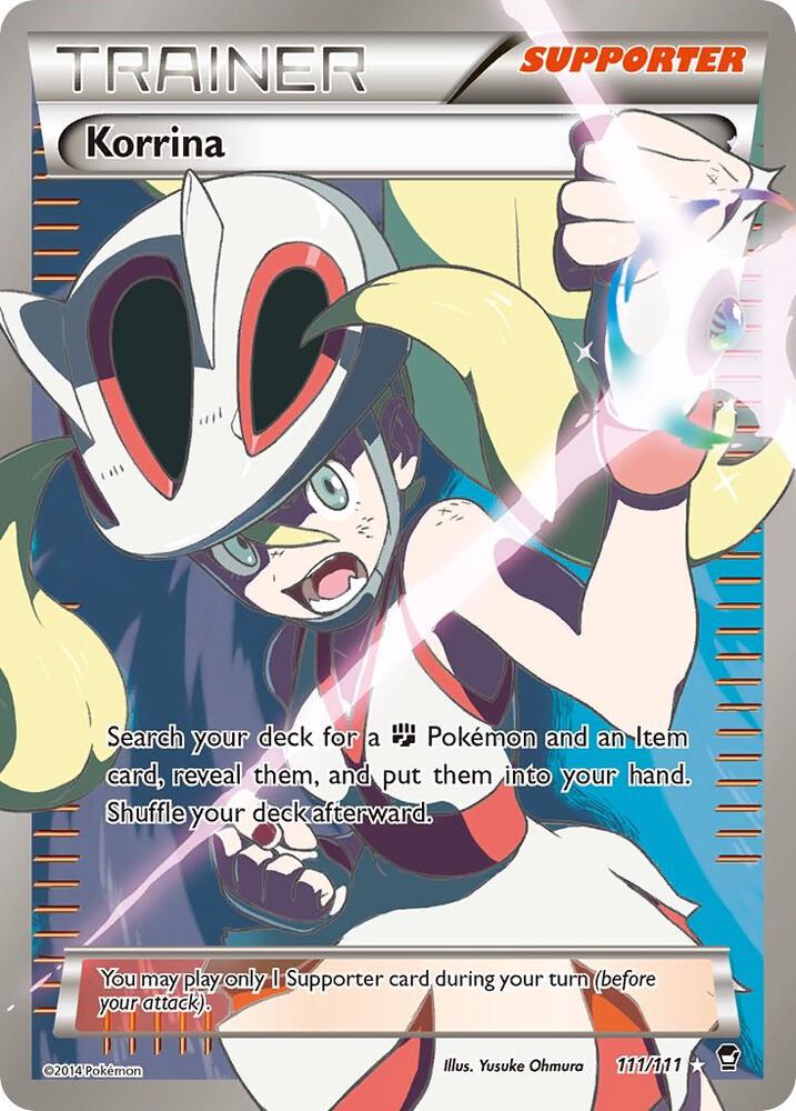 Korrina (111 Full Art) [XY - Furious Fists] 111/111