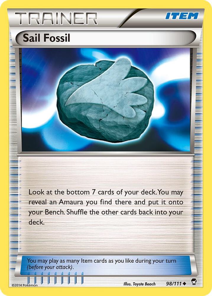 Sail Fossil [XY - Furious Fists] 98/111
