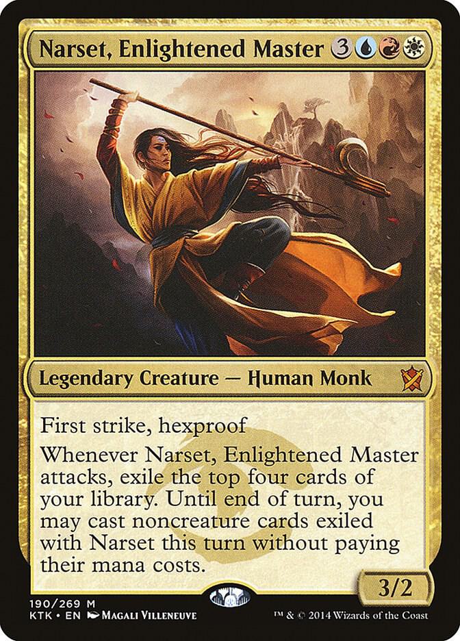 Narset, Enlightened Master [Khans of Tarkir] 190
