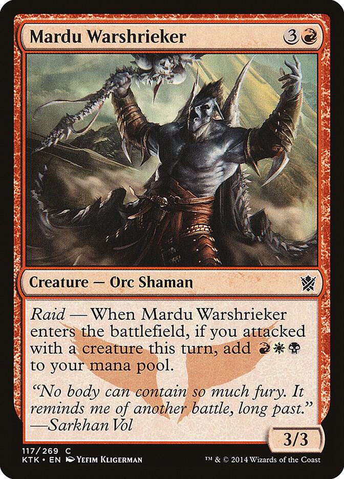 Mardu Warshrieker [Khans of Tarkir] 117