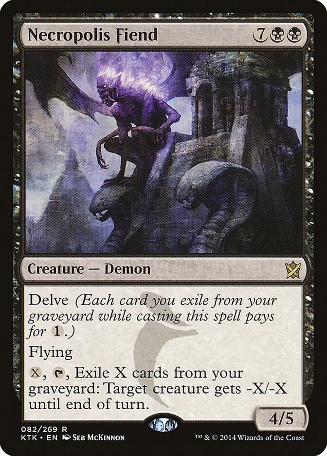 Necropolis Fiend [Khans of Tarkir] 82