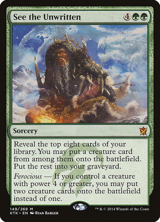 See the Unwritten [Khans of Tarkir] 149