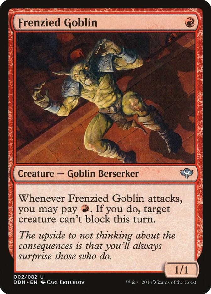 Frenzied Goblin [Duel Decks: Speed vs. Cunning] 2