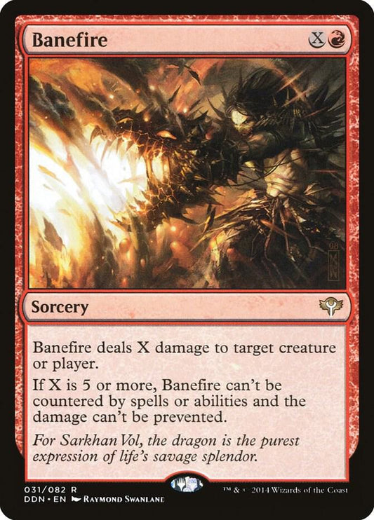 Banefire [Duel Decks: Speed vs. Cunning] 31