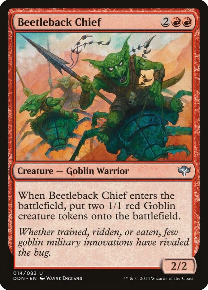 Beetleback Chief [Duel Decks: Speed vs. Cunning] 14