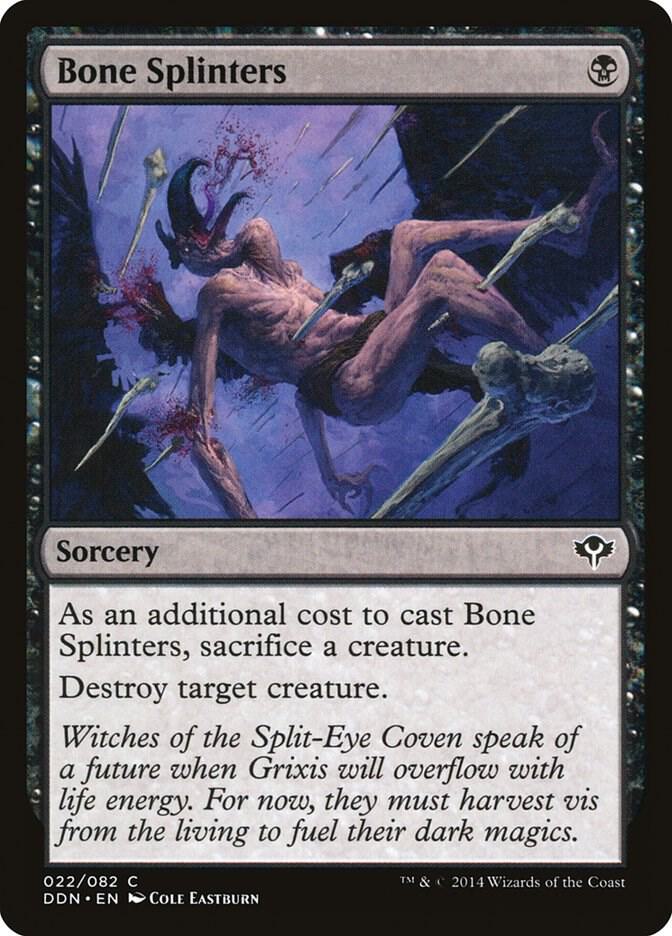 Bone Splinters [Duel Decks: Speed vs. Cunning] 22